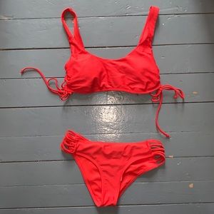 Red Hollister Bikini